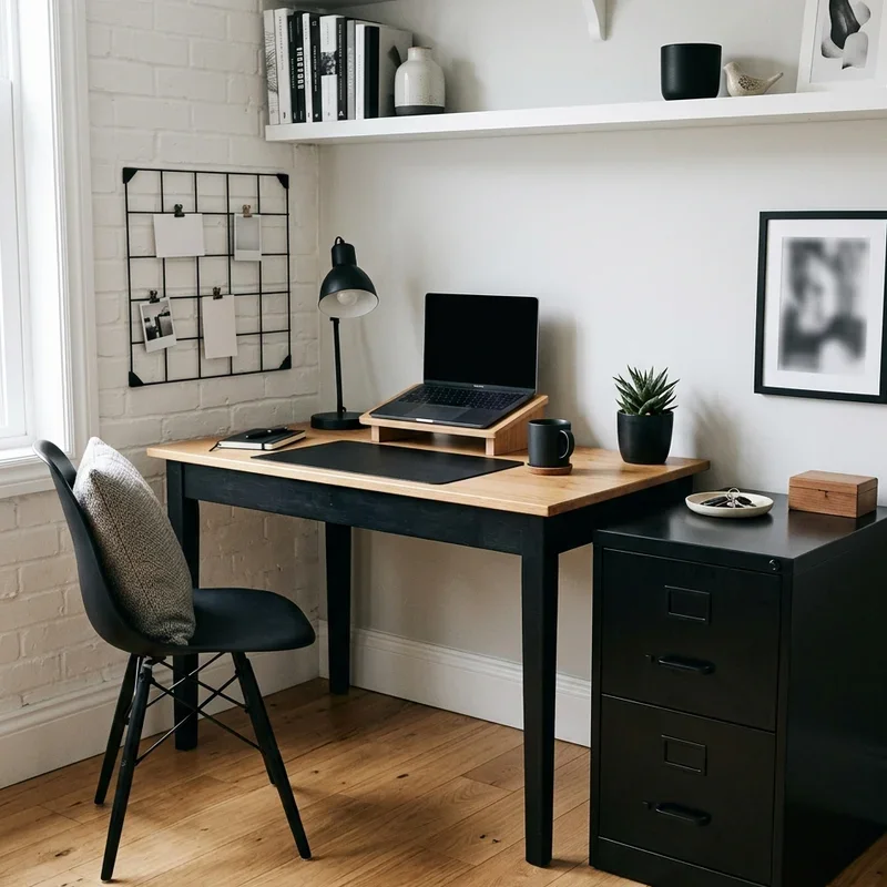 Black and White Home Office Ideas
