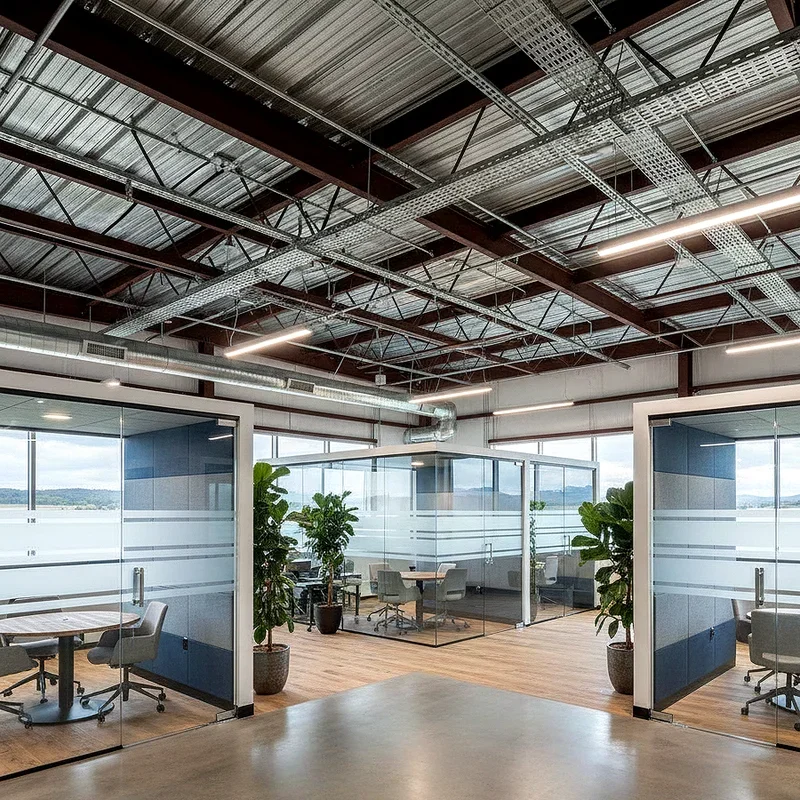 Metal Building Office Ideas