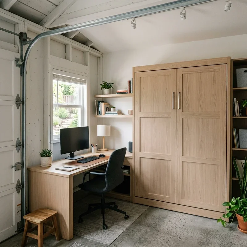Small Garage Office Design Ideas