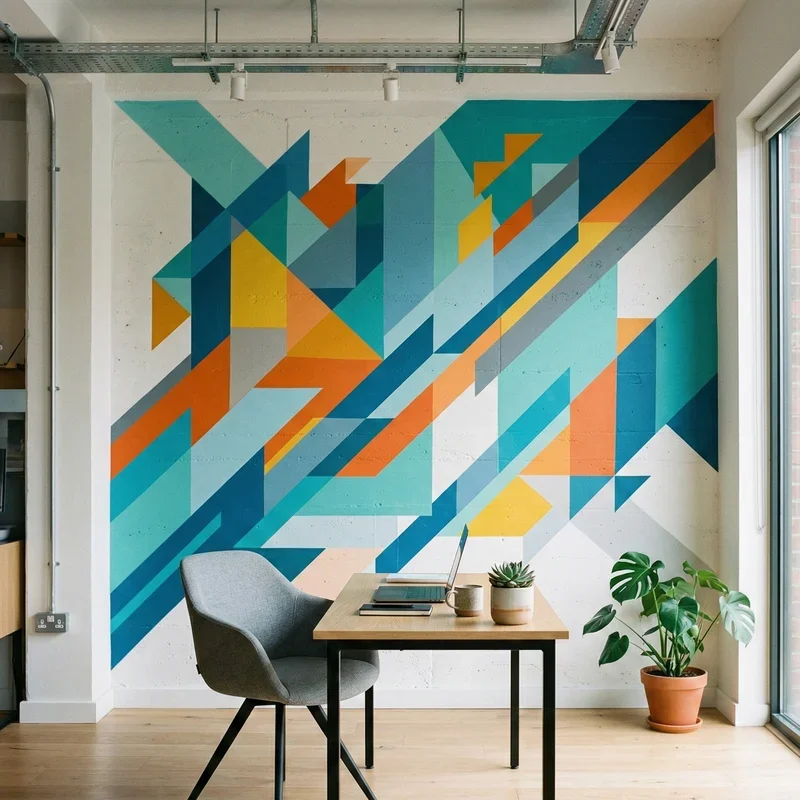 15 Office Wall Mural Ideas to Transform Workspaces