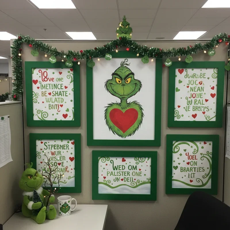 Grinch Office Decor Ideas
