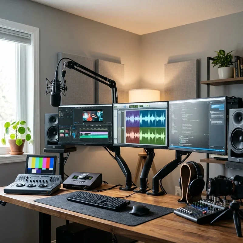 Home Office Ideas with Multiple Monitors