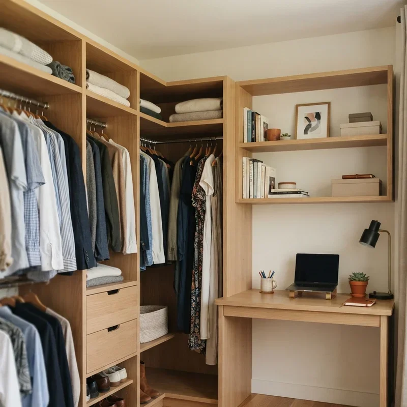 Walk In Closet Office Ideas