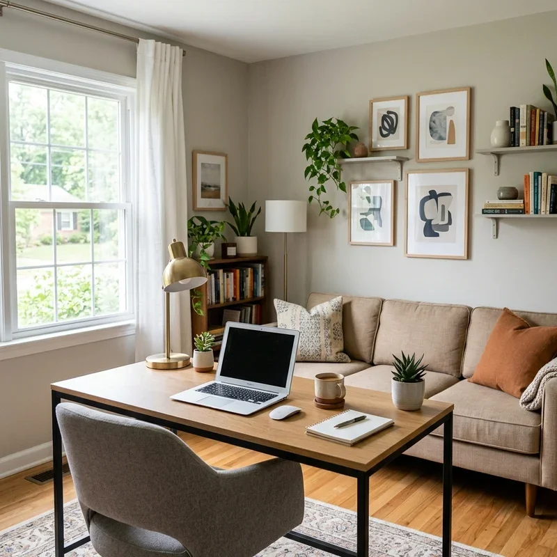 Home Office with Couch Ideas