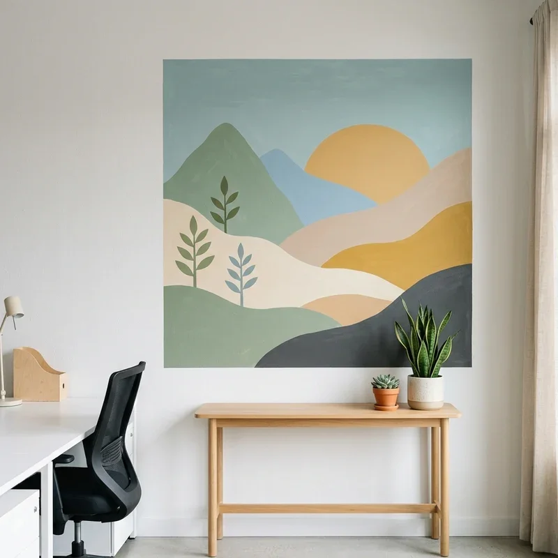15 Office Wall Painting Ideas for Stylish Workspaces