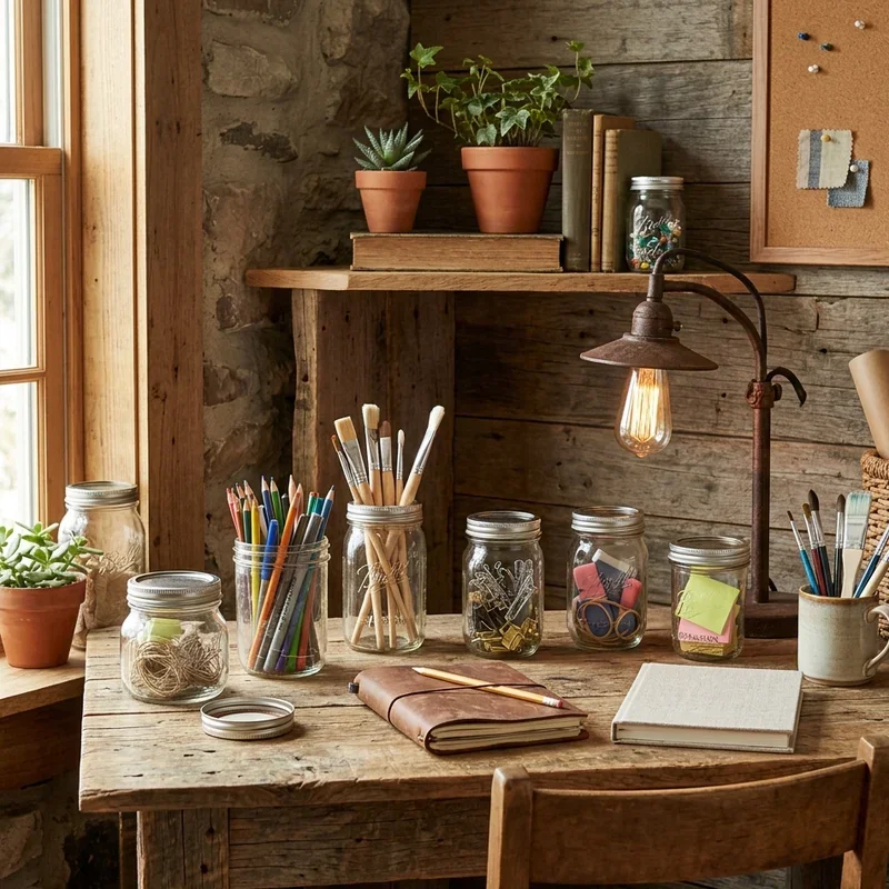 Rustic Home Office Ideas