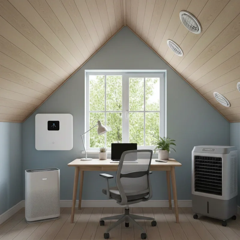 Small Attic Office Ideas