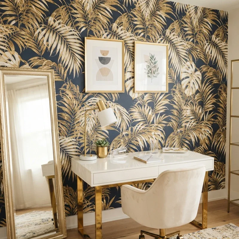 Glamorous Women's Office Decorating Ideas