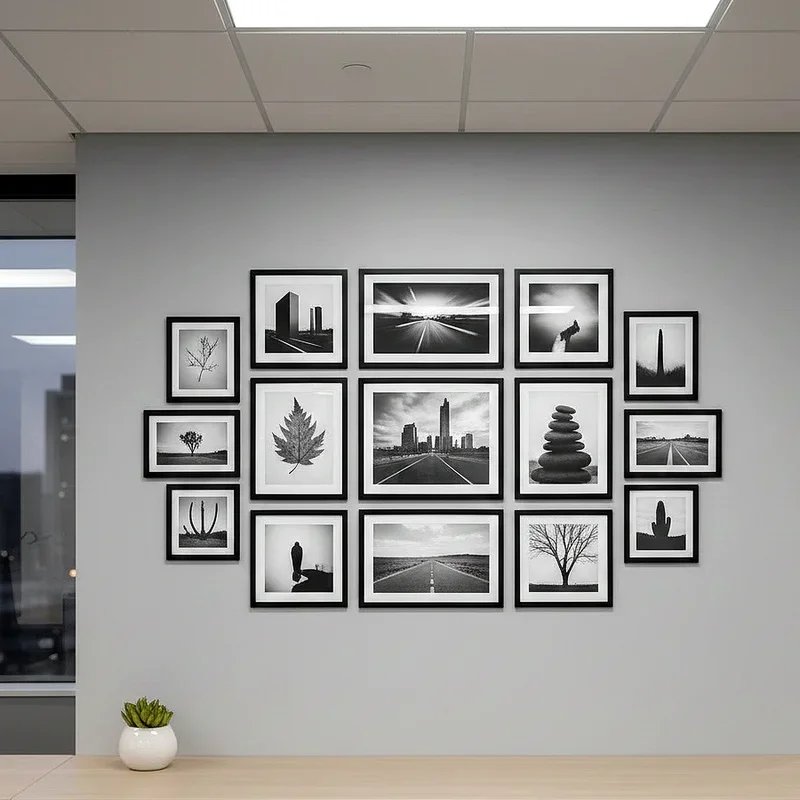 Office Photo Wall Ideas