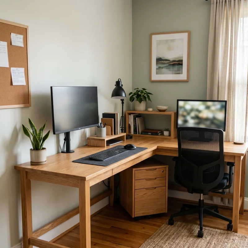 Home Office Corner Desk Ideas