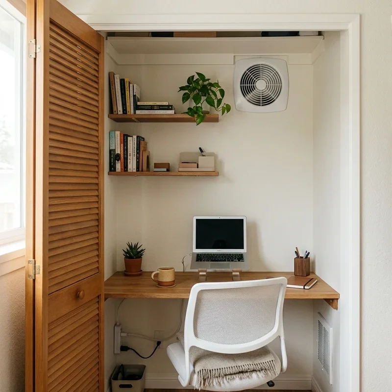 Closet Office Ideas