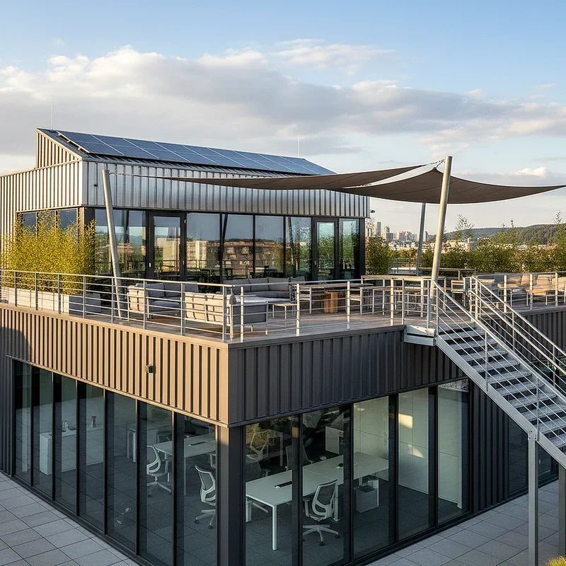 Metal Building Office Ideas