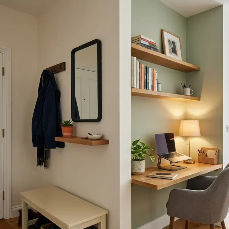 Hallway Office Ideas