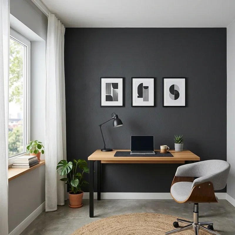 Gray Office Ideas