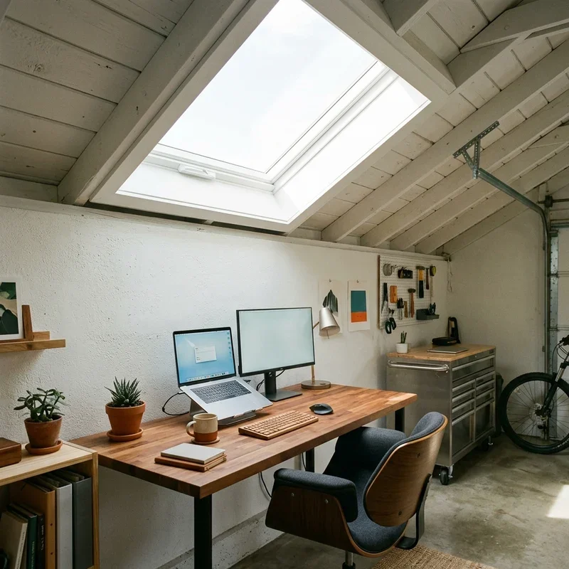 Small Garage Office Design Ideas