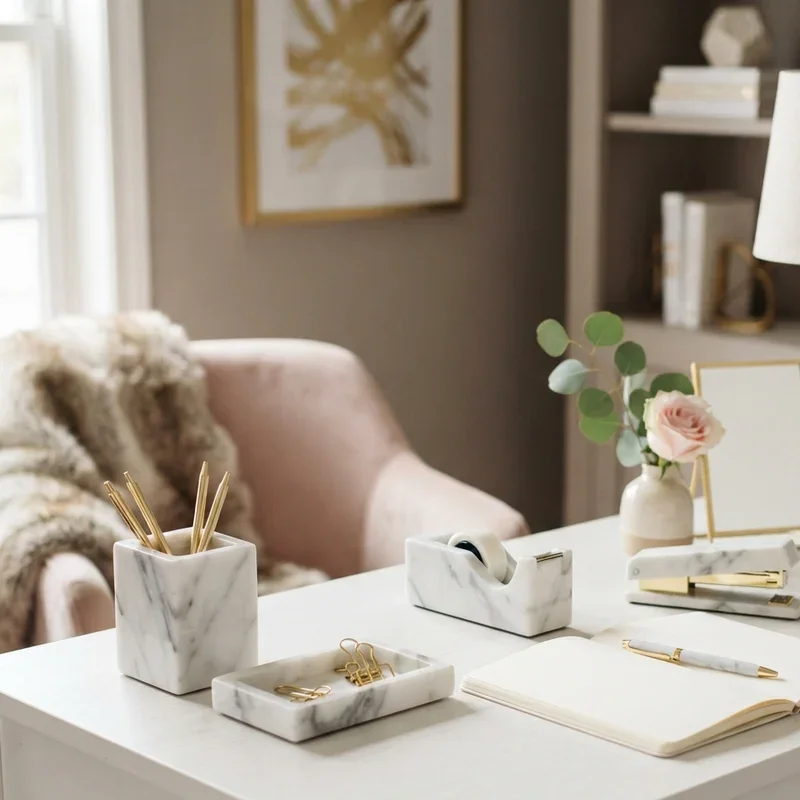 Glamorous Women's Office Decorating Ideas