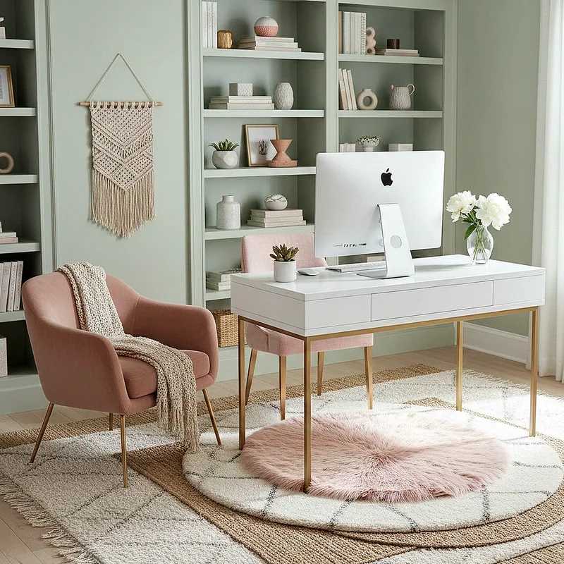 Feminine Home Office Ideas