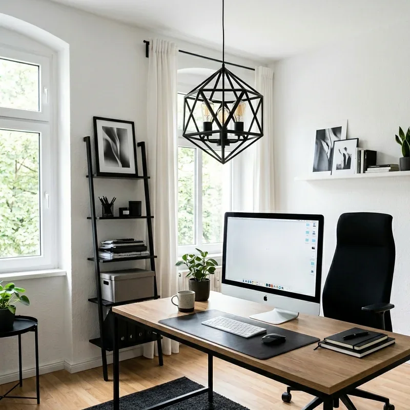Black and White Home Office Ideas