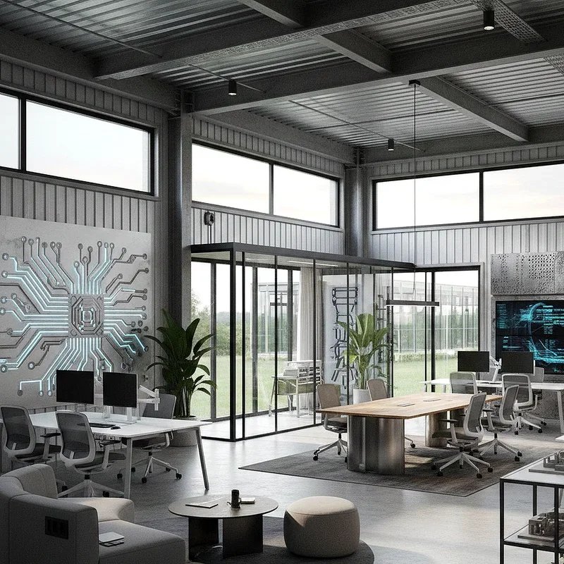 Metal Building Office Ideas