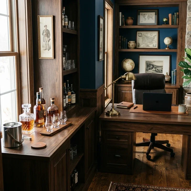 Masculine Home Office Ideas