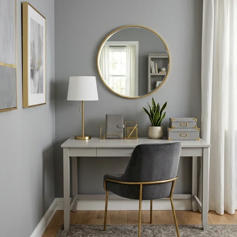Gray Office Ideas
