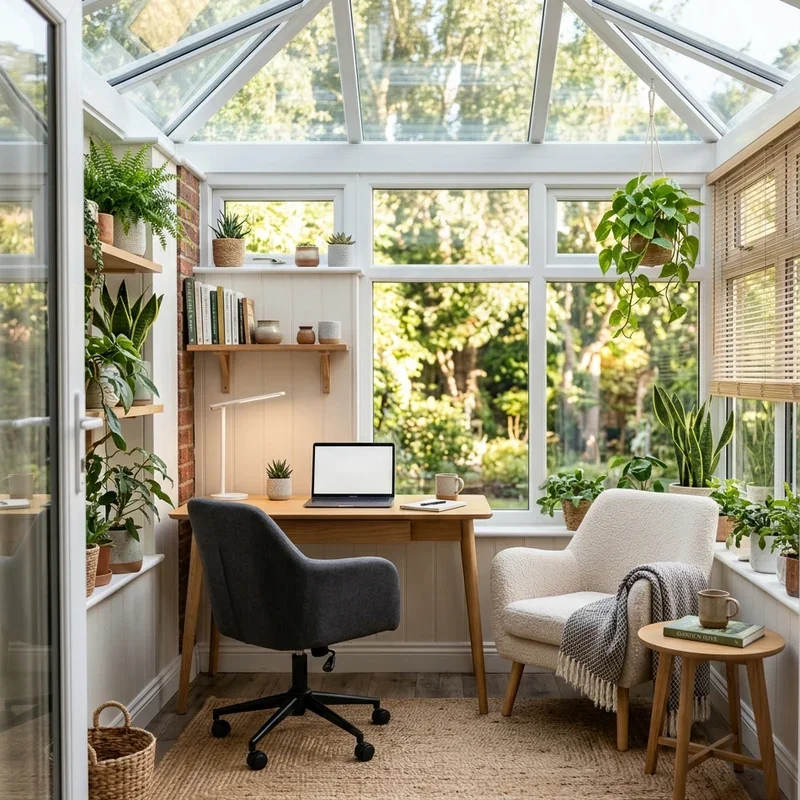 Small Sunroom Office Ideas