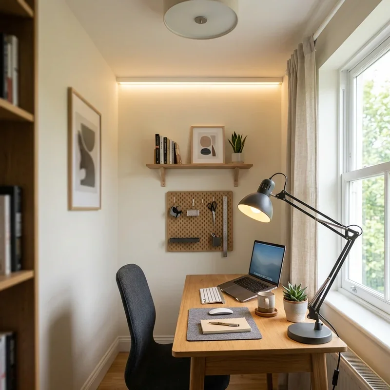 15 Small Home Office Lighting Ideas for a Brighter Workspace