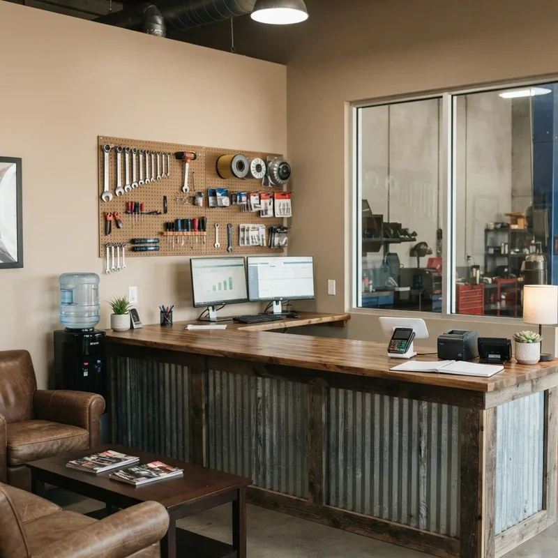 Mechanic Shop Office Ideas