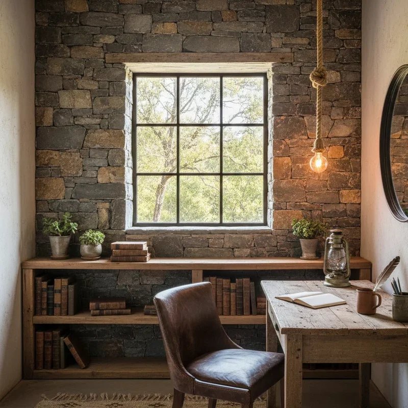 Small Rustic Office Ideas