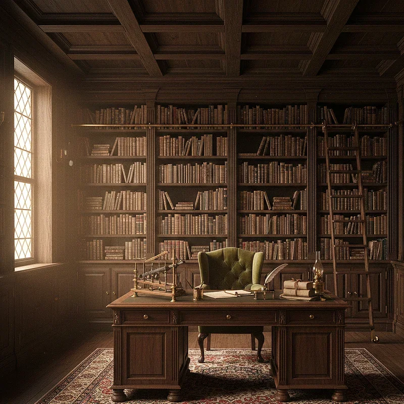 Dark Academia Office Ideas