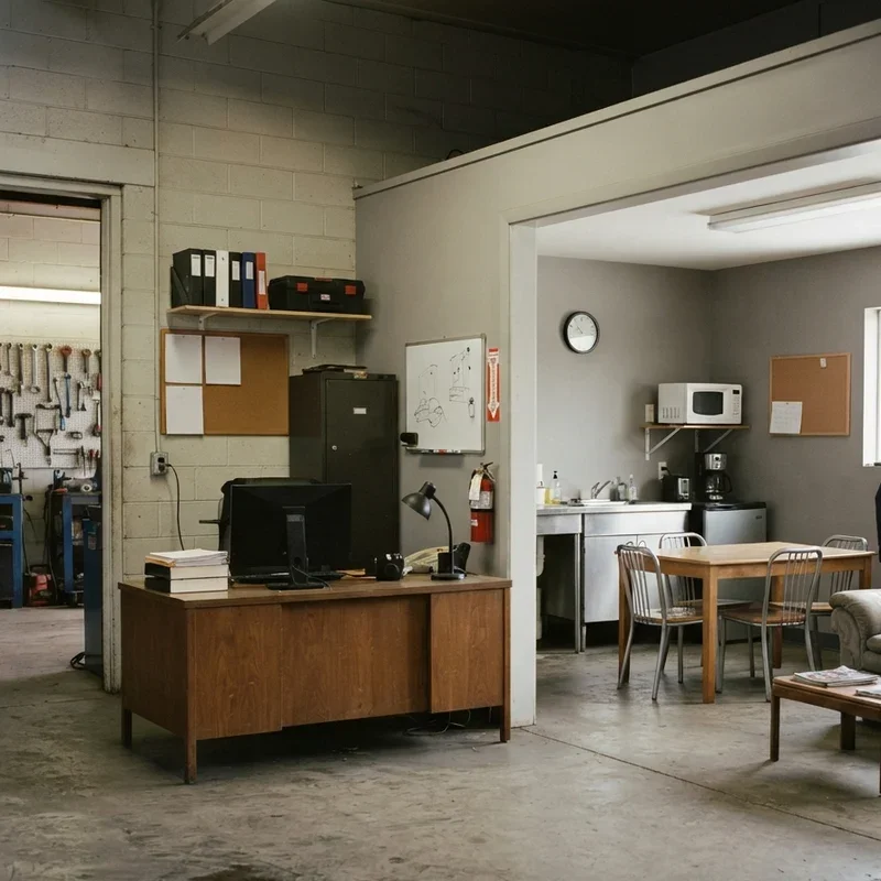 Mechanic Shop Office Ideas