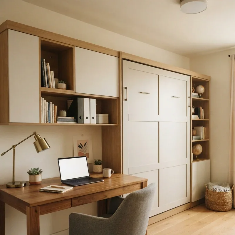 15 Home Office Ideas With Murphy Bed for Modern Homes