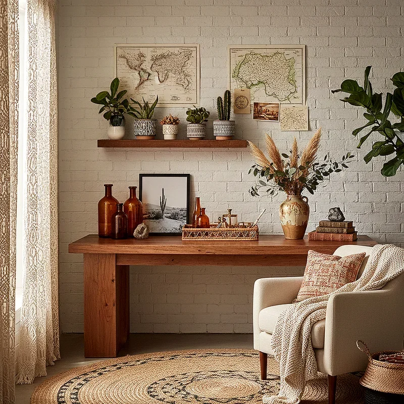 Modern Boho Office Ideas