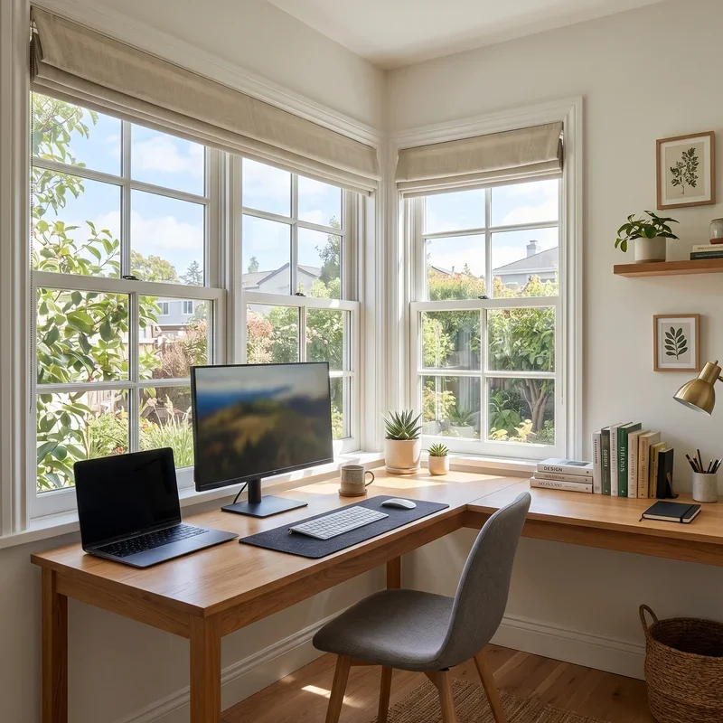 Home Office Ideas With L Shaped Desk