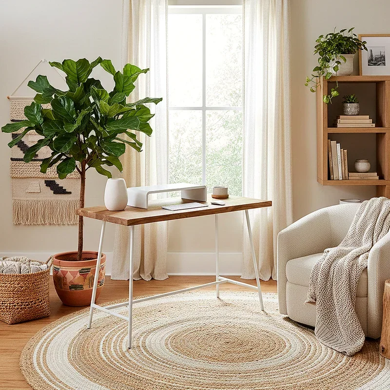 Modern Boho Office Ideas