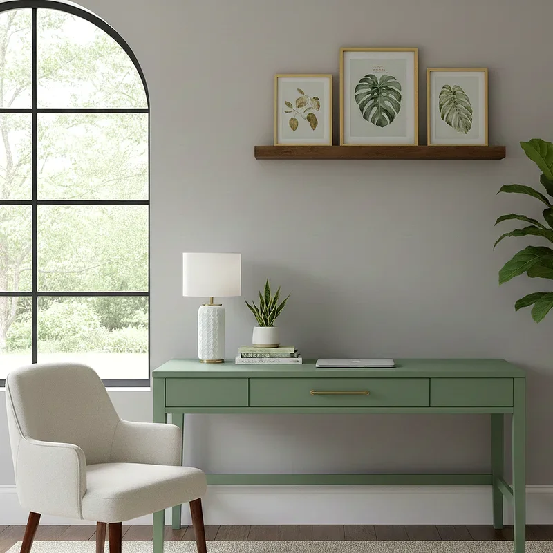 Sage Green Office Ideas