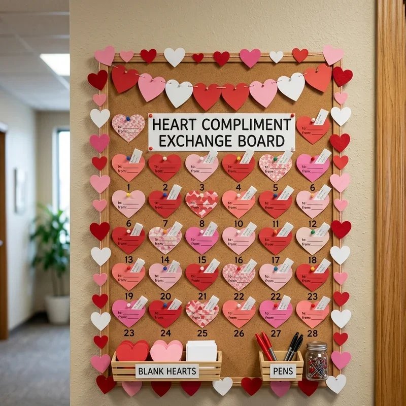 Valentine’s Day Workplace Bulletin Board Ideas