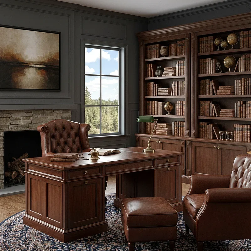 Masculine Office Ideas