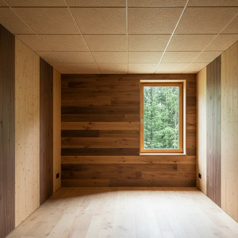 Wood Panel Office Ideas