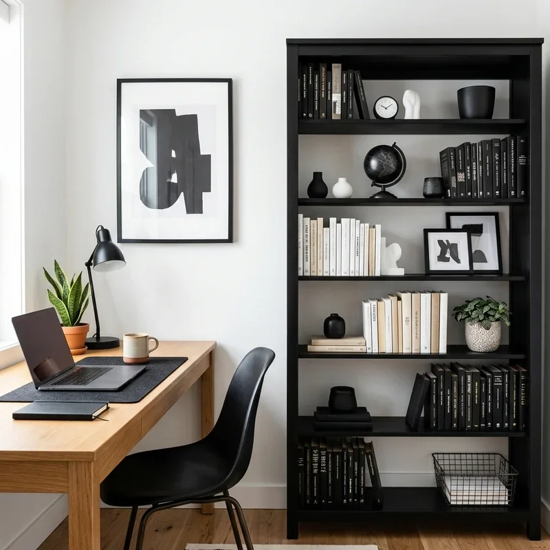 Black and White Home Office Ideas