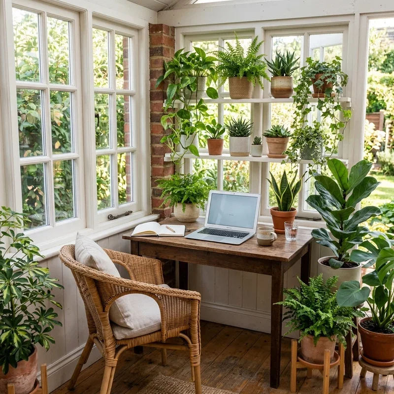 Small Sunroom Office Ideas