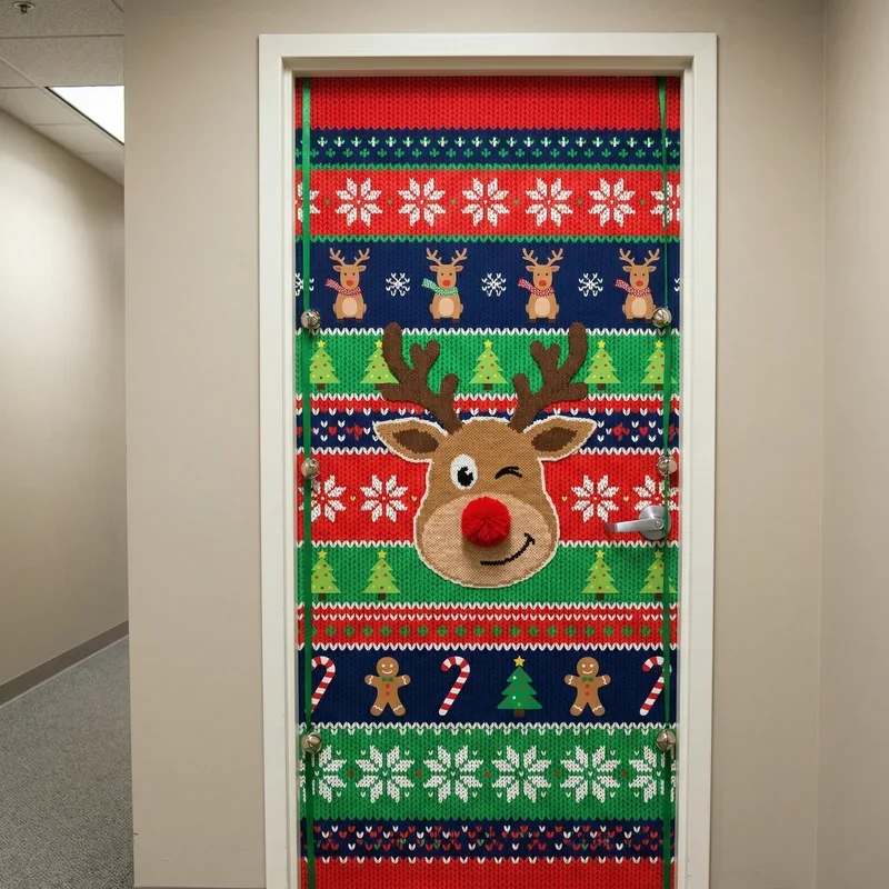 Funny Office Door Christmas Decorating Ideas