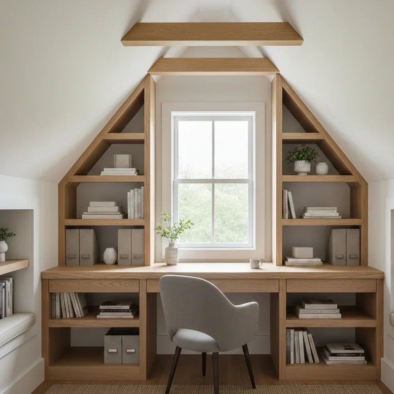 Small Attic Office Ideas
