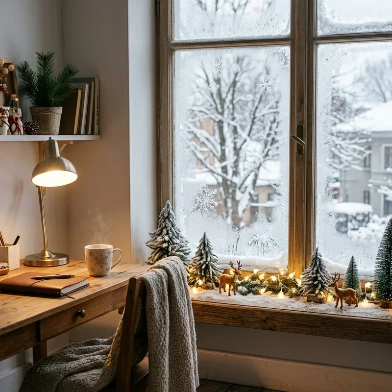 Winter Wonderland Office Ideas