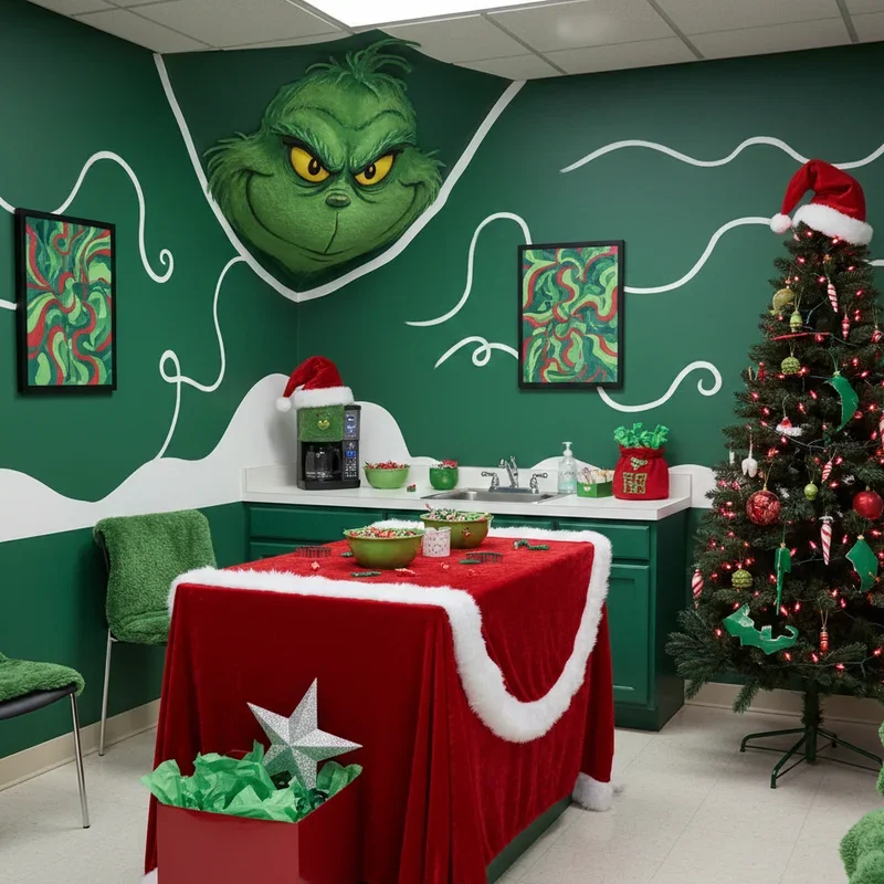 Grinch Office Decor Ideas