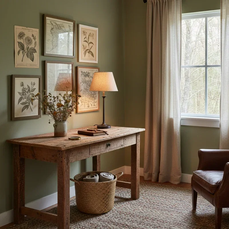 Small Rustic Office Ideas