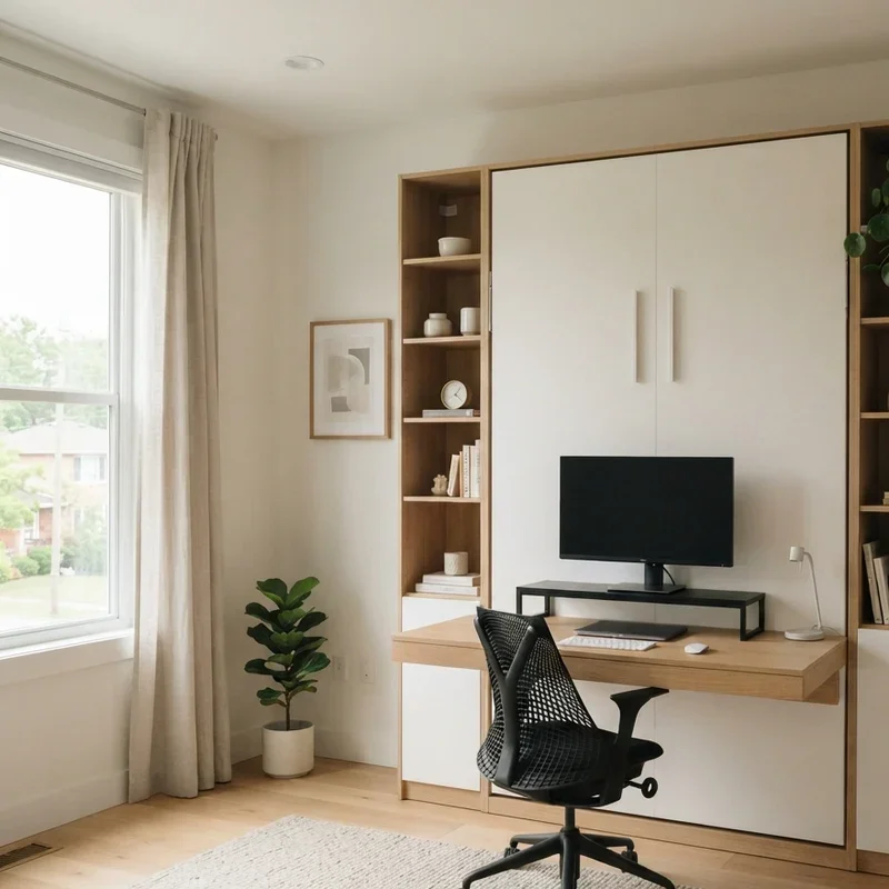 Home Office Ideas With Murphy Bed