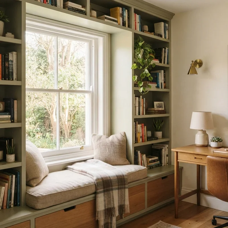 Home Office Library Design Ideas