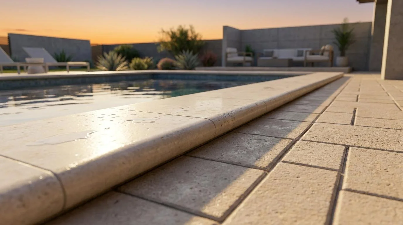 Pool Coping vs Pavers: Choosing the Right Material for Your Pool Deck
