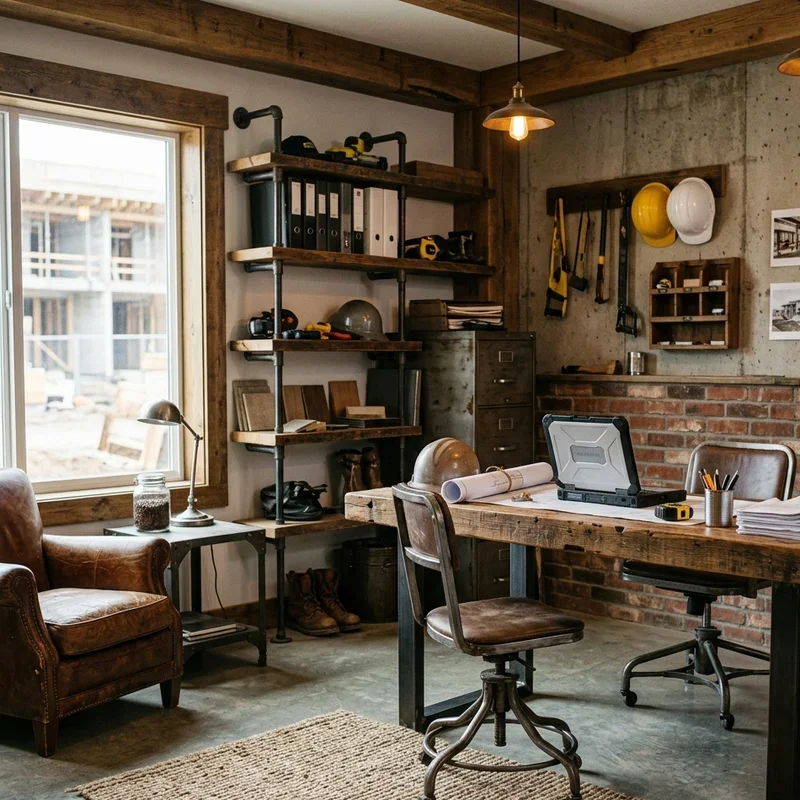 Construction Office Decor Ideas